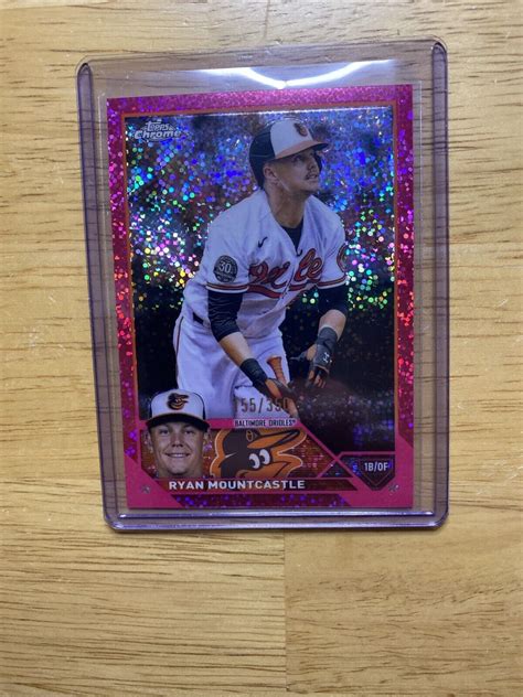 2023 Topps Chrome Magenta Speckle Refractor 149 Ryan Mountcastle