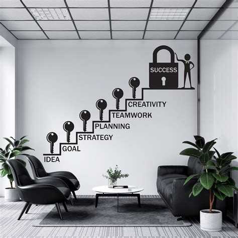 Office Teamwork Wall Decal Corporate Business Decal Creative