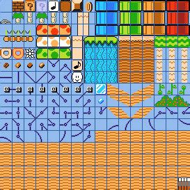 smb beach tileset  sheepman  deviantart