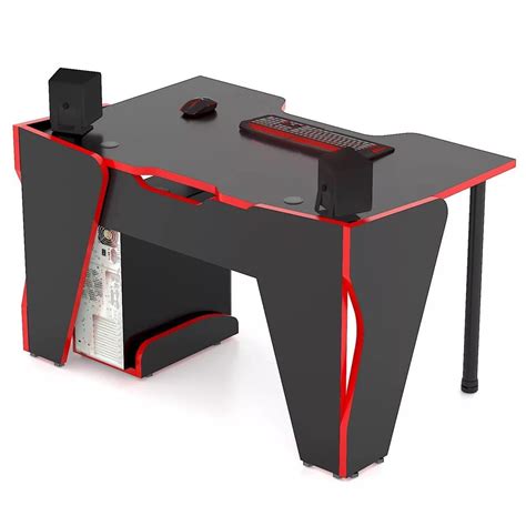ᐉ Стол геймерский CNC mebli King GT15 150 см Black/Red (10356)