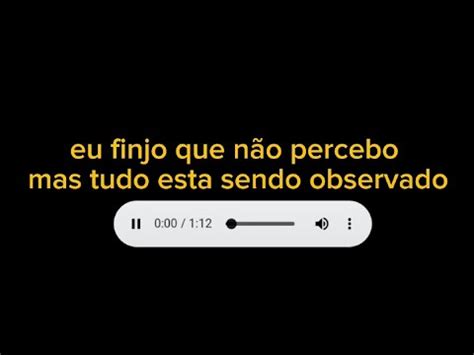 eu finjo que não percebo mas tudo esta sendo observadoaudio Donwload