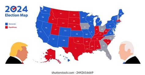 816 Imágenes Fotos De Stock Objetos En 3d Y Vectores Sobre 2024 Election Map Shutterstock