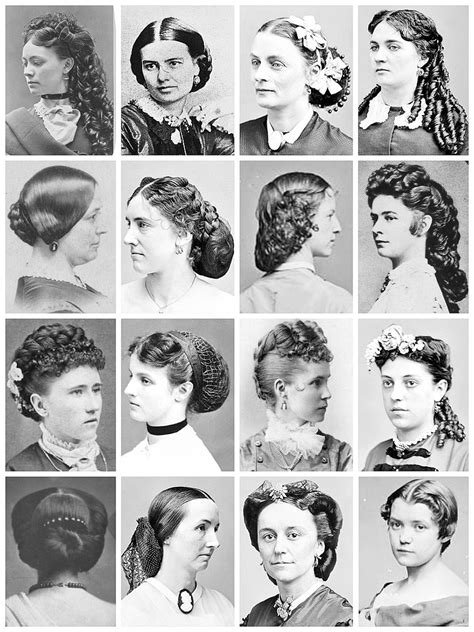 Victorian Hairstyles A Collection Of Victorian Photographs Ranging From