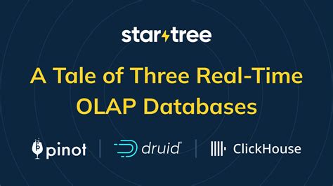 Apache Pinot Druid And Clickhouse Comparison StarTree