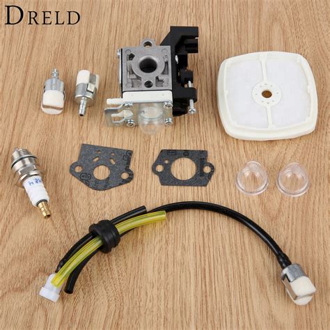 DRELD Carburetor Air Filter Fuel Line Kit For Zama RB K93 Echo SRM 225