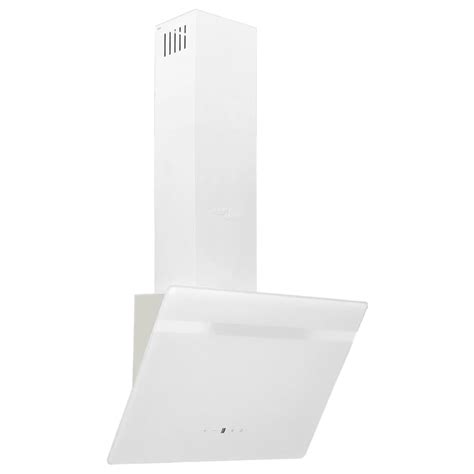 Jie Hotte Murale Cm Acier Et Verre Tremp Blanc