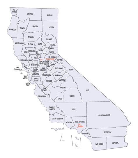 California County Map