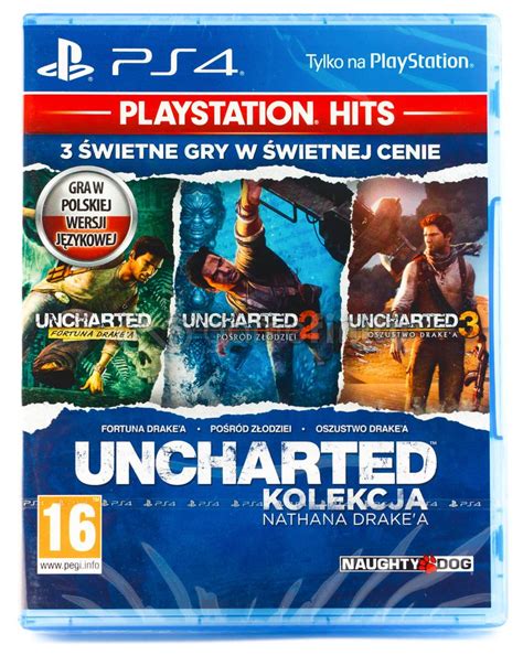 Uncharted Kolekcja Nathana Drake A PL HITS PS4 ERLI Pl