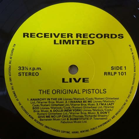 Yahoo Uk Sex Pistols The Original P