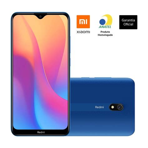 Smartphone Xiaomi Redmi 8A Tela Infinita 6 22 Octa Core 2GB 32GB 4G