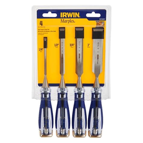 IRWIN Marples 4-Pack Woodworking Chisels Set in the Chisel Sets department at Lowes.com