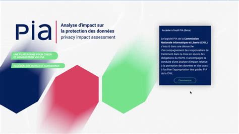 Tutoriel Découvrir l utilisation de l outil PIA de la CNIL