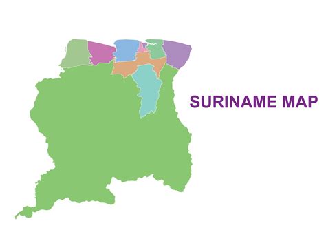 Map - Landkaart van Suriname | Facebook