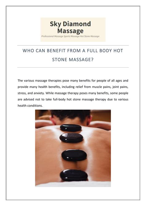 Who Can Benefit From A Full Body Hot Stone Massage By Professional Massage Las Vegas Issuu