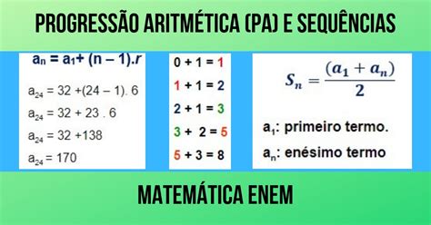 Progressão Aritmética PA o que é termo geral e exercícios