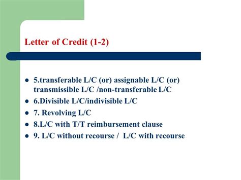 What Is The Difference Between Transferable And Non Transferable Lc