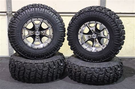 SUZUKI KING QUAD 750 25 COYOTE ATV TIRE COBRA M B WHEEL KIT IRS1CA