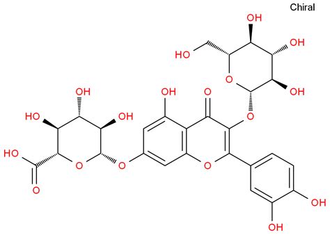 Quercetin 3 O Beta Glucoside 7 O Beta Glucuronide 134981 92 3 Wiki