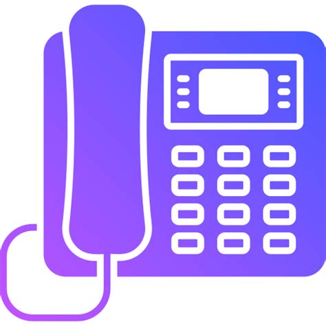 Telephone Generic Flat Gradient Icon