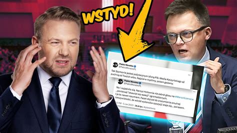 Hołownia OBRAŻONY przez Moralesa SEJM YouTube