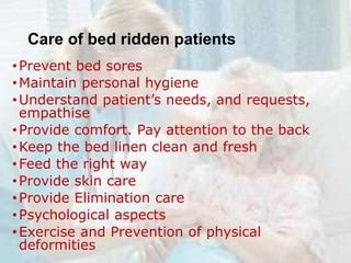 Care of bedridden patient | PPT