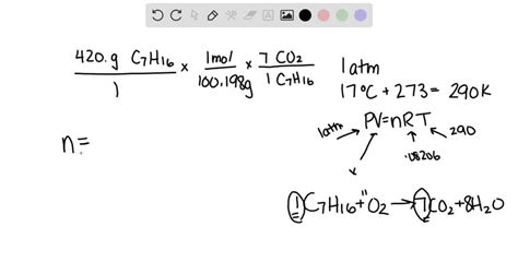 Solved Combustion Of Hydrocarbons Such As Heptane C H Produces