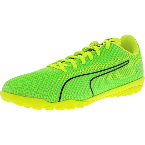 Puma Mens 365 Ignite St Yellow Black Green Ankle High Mesh Soccer