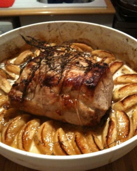 Rôti De Porc Aux Pommes Et Au Cidre Pour 1 Personne Recettes Elle à Table