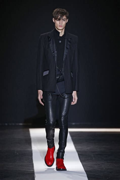 Ann Demeulemeester Menswear Fashion Show Collection Fall Winter