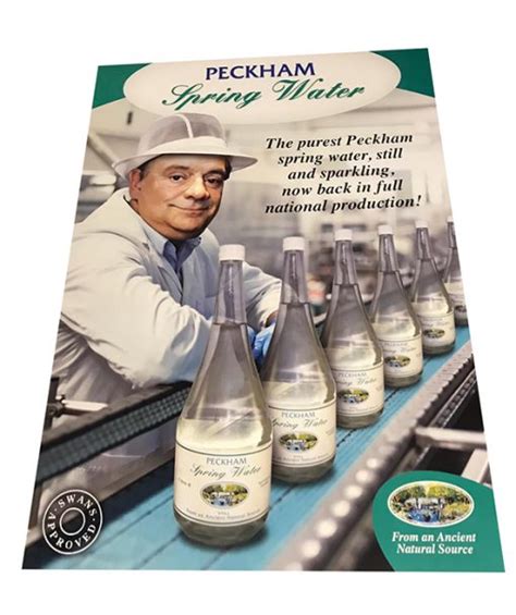 fools  horses  peckham spring del boy glossy advertising