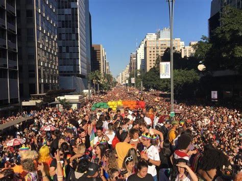 23rd Gay Pride Parade Of São Paulo Brazil Gathers 3 Million People R Gaybros