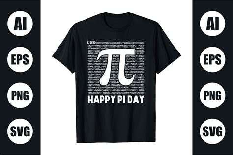 Happy Pi Day T Shirt Design Pi Day T Graphic By Nobabsorkar1