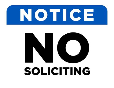 no soliciting sign for home 11