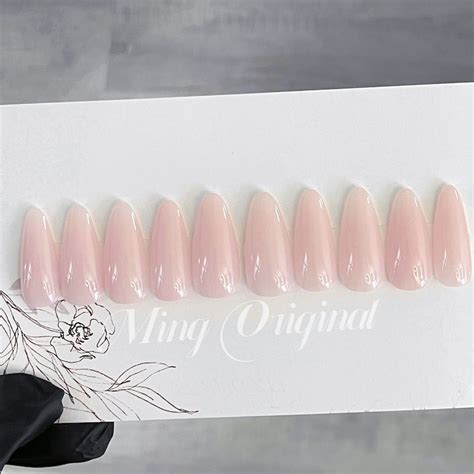 Nude Color Nails Etsy