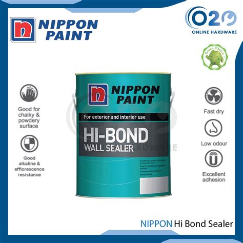 Nippon Paint Hi Bond Wall Sealer Cat Undercoat Dinding Rumah White