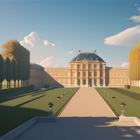 Premium AI Image | Palace Of Versailles Palace Of Versailles Building