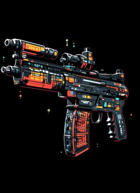 Premium Vector Gun Vector