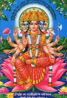 Hindu God Photo, Hindu Goddess Lord Wallpaper, Snaps, God Photo, Picture: Goddess Gayatri Aarti