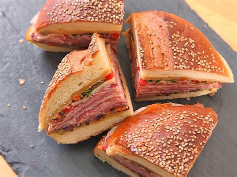 Classic New Orleans Muffuletta Sandwich Recipe