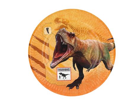 Talerzyki Urodzinowe T Rex Cm Szt Dobra Cena Sklep Online