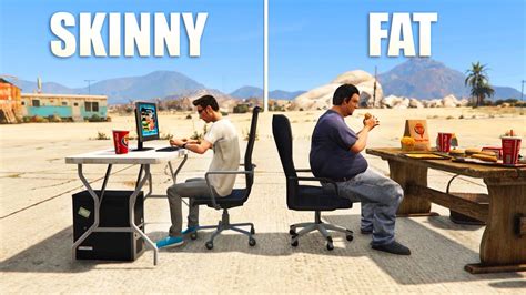 Gta V Skinny Vs Fat [ai] Youtube