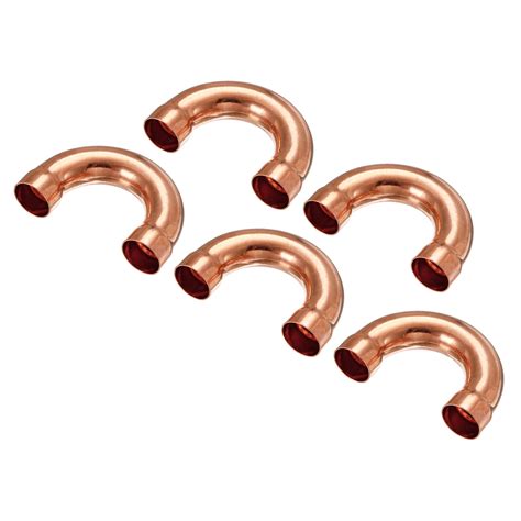 Uxcell U Shape Elbow 180 Degree Copper Pipe Fitting Sweat Welding