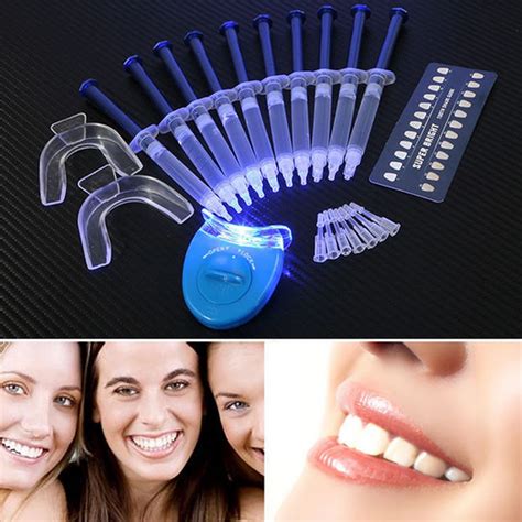 Dental Teeth Whitening Kit 44 Carbamide Peroxide Bleaching System Oral