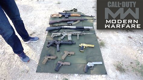 Call Of Duty Modern Warfare Guns In Real Life Youtube