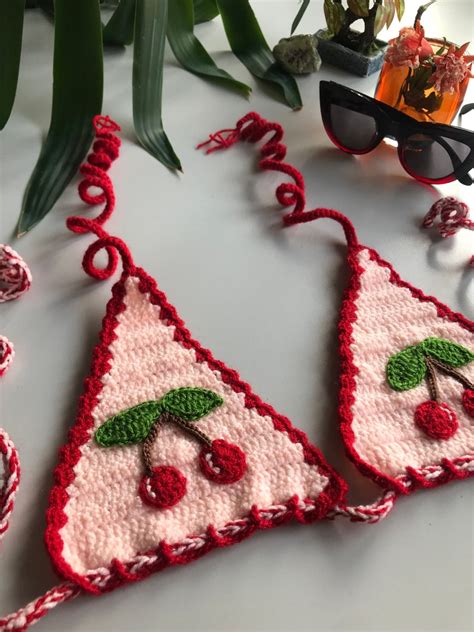 Crochet Bikini Handmade Crochet Bikini Handmade Bikini Top Festival Style Bikini Top Summer