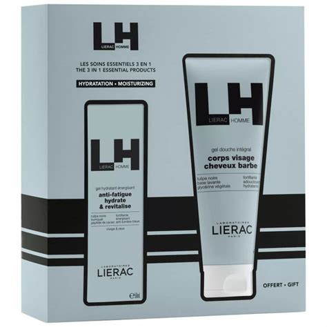 Lierac Подарочный набор для мужчин 2023: увлажняющий тонизирующий гель ...