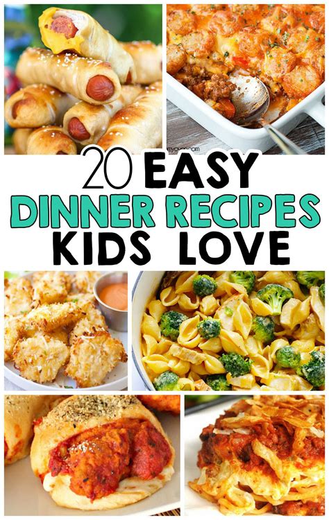 20 Easy Dinner Recipes For Kids
