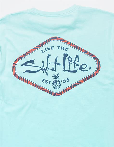 Salt Life Salty Mens Tee Blue Tillys