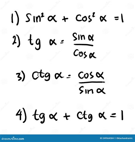 Basic Trigonometric Formulas For Calculating Sine Cosine 42 Off