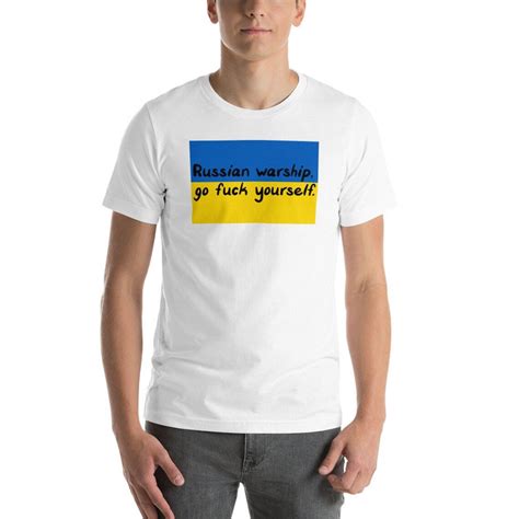 Russian Warship Go Fuck Yourself Ukraine Flag Stand With Ukraine Love Ukraine Shirt